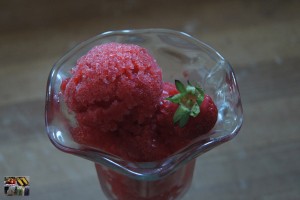 Erbeersorbet