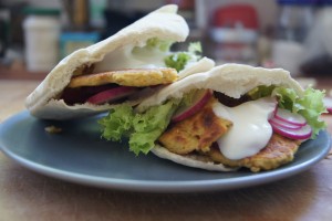 Pita mit Falafel