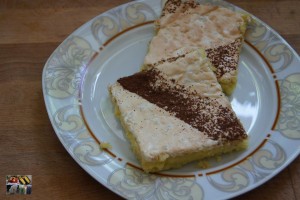 fruchtiger Orangenkuchen mit Baiser Topping