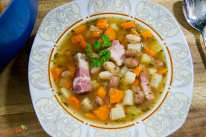 schnelle westfälische Bohnensuppe