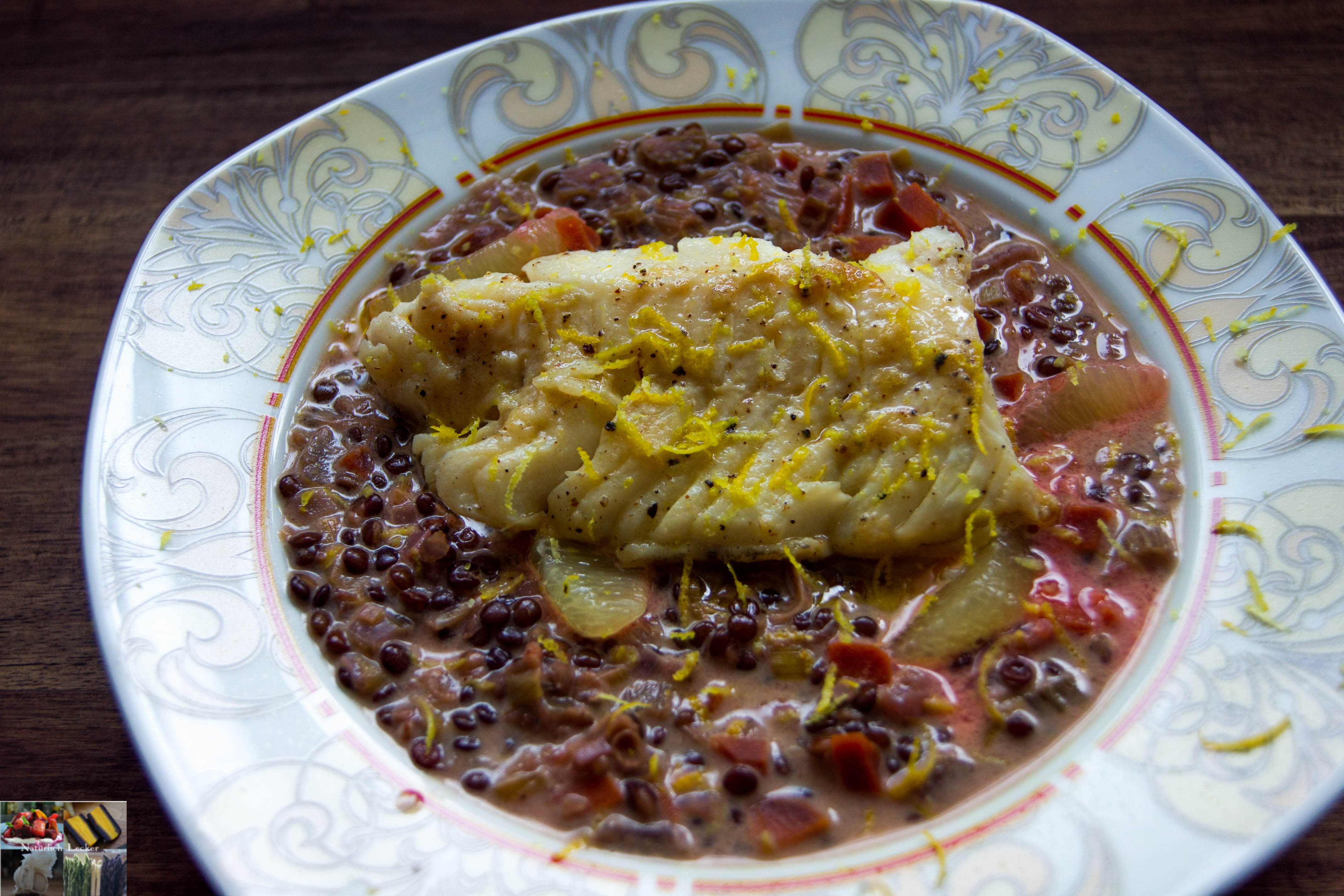 Linsen mit Kabeljau 1 - Natürlich Lecker