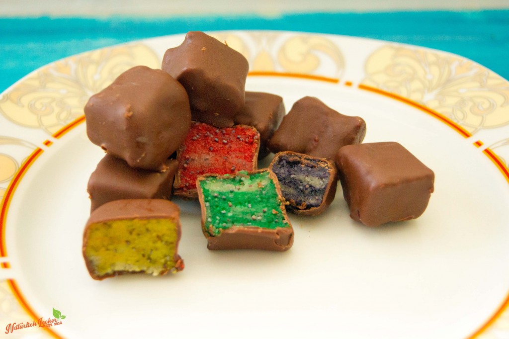 Marzipan Mohn Pralinen - Natürlich Lecker