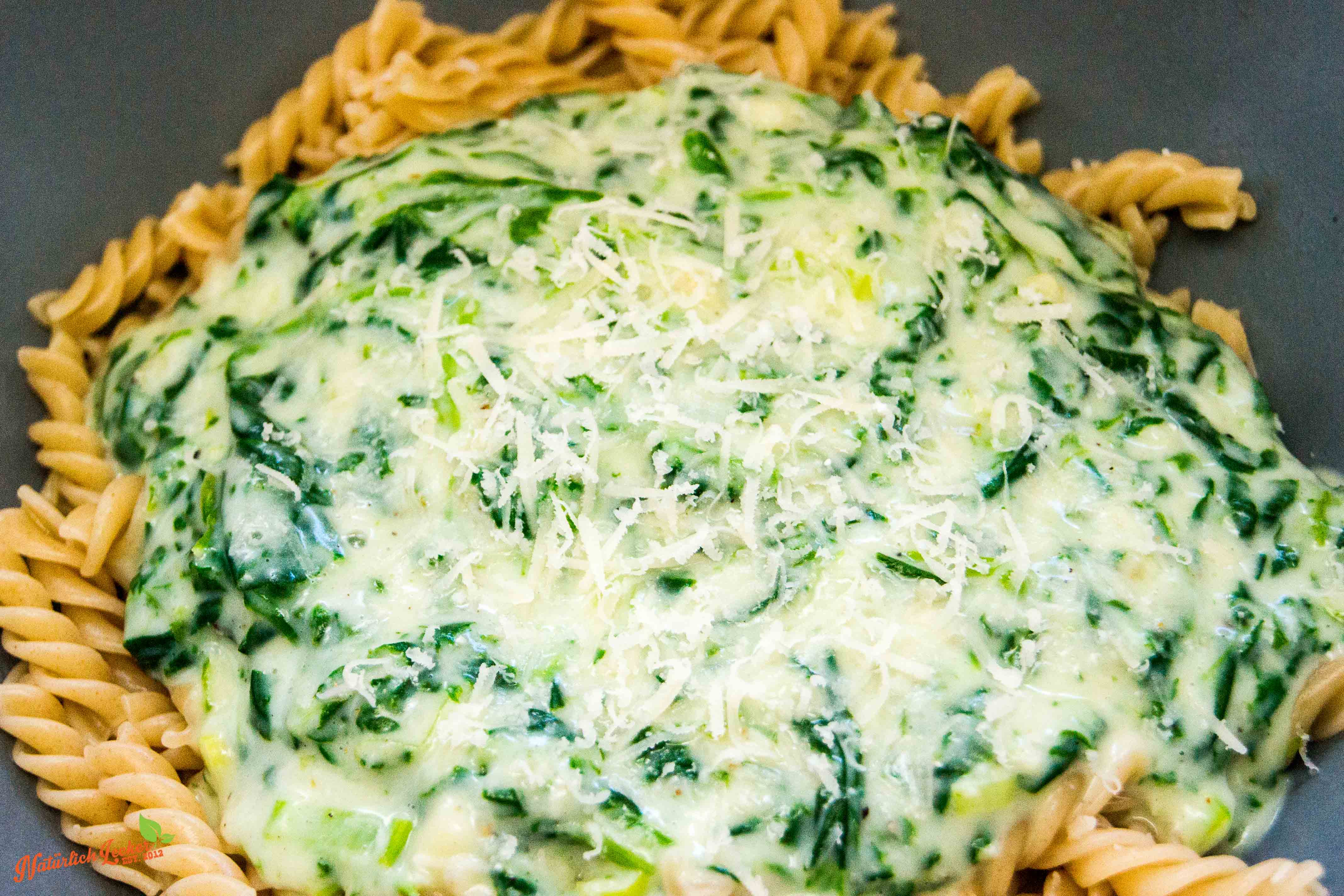 Artischocken Mozzarella Spinat Soße für Nudeln - Natürlich Lecker