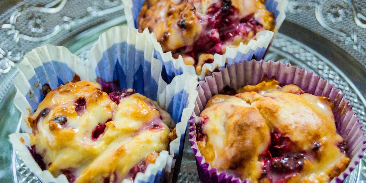 Himbeer- Zitronen-Muffins - Natürlich Lecker