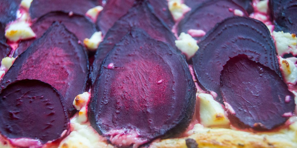 Rote Beete-Ziegenkäse-Tarte - Natürlich Lecker