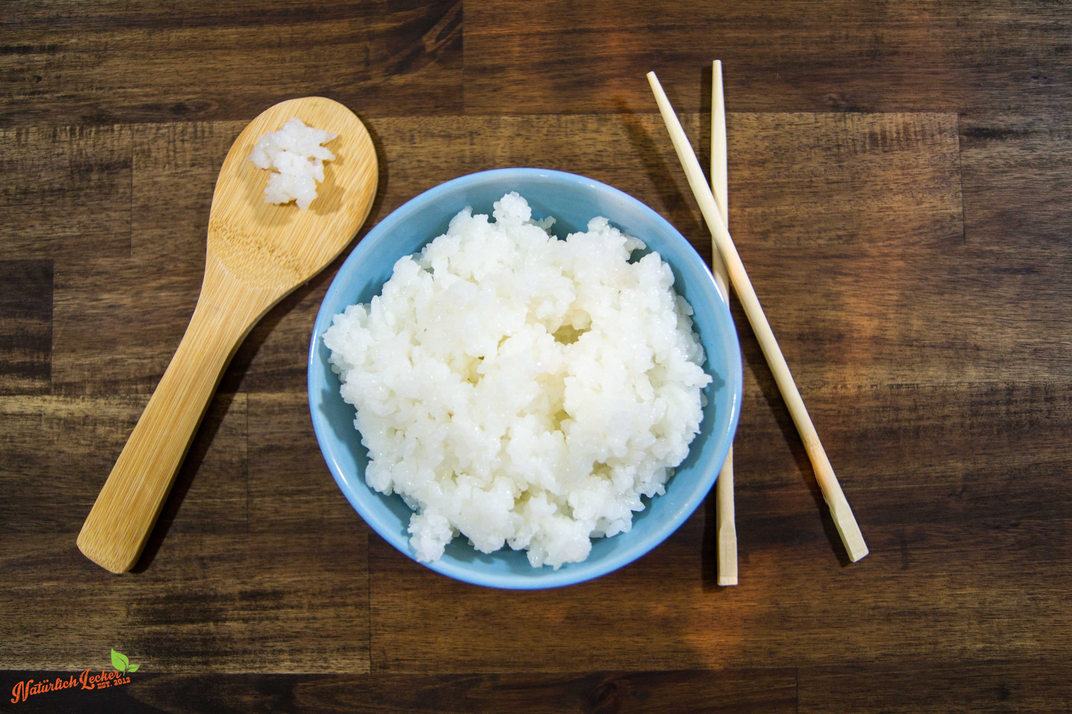 Sushi Reis richtig kochen - Natürlich Lecker