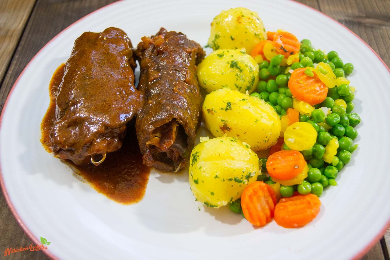 klassische Rinderrouladen - Natürlich Lecker