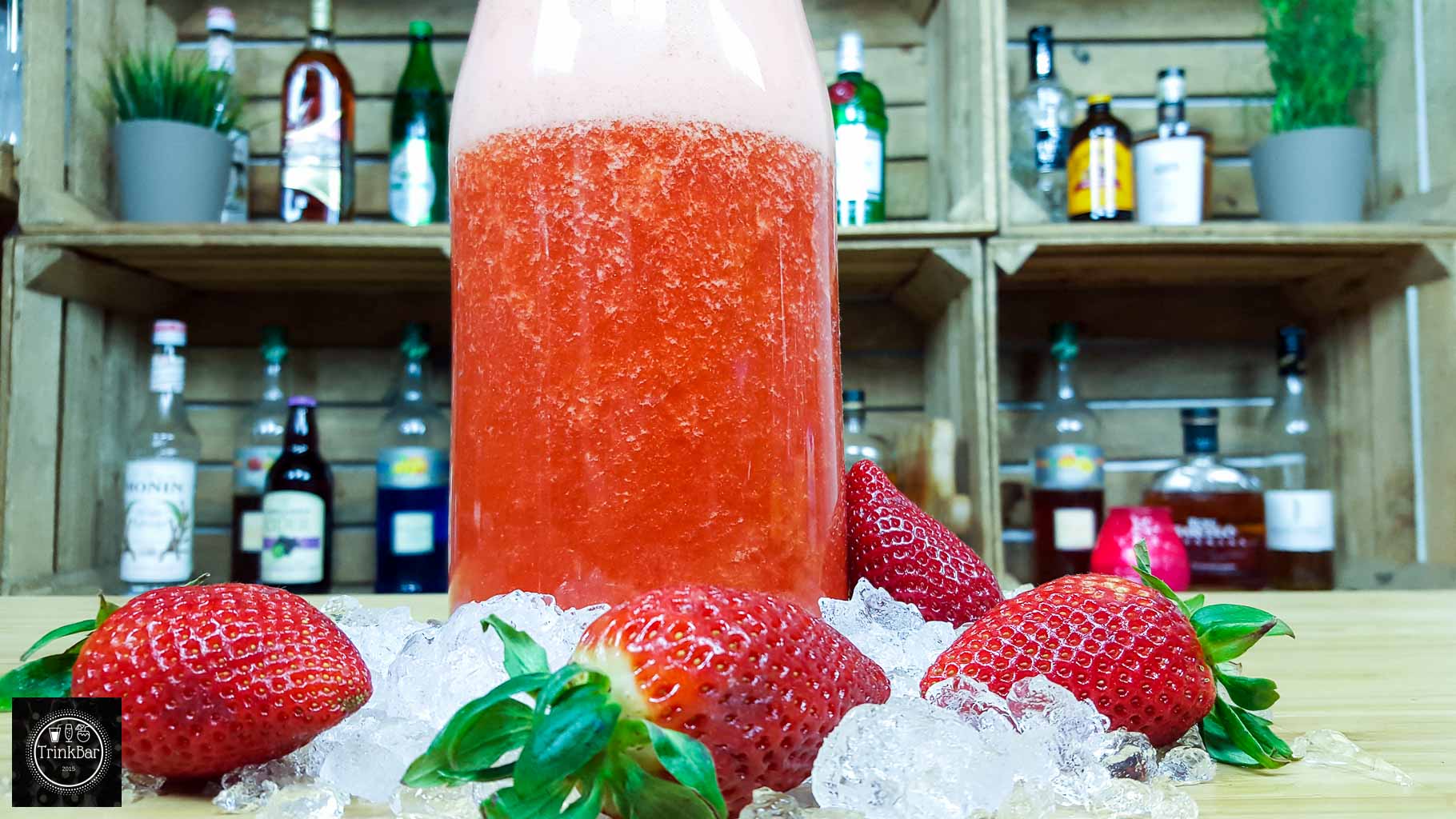 Erdbeerlimes selber machen - TrinkBar - Natürlich Lecker