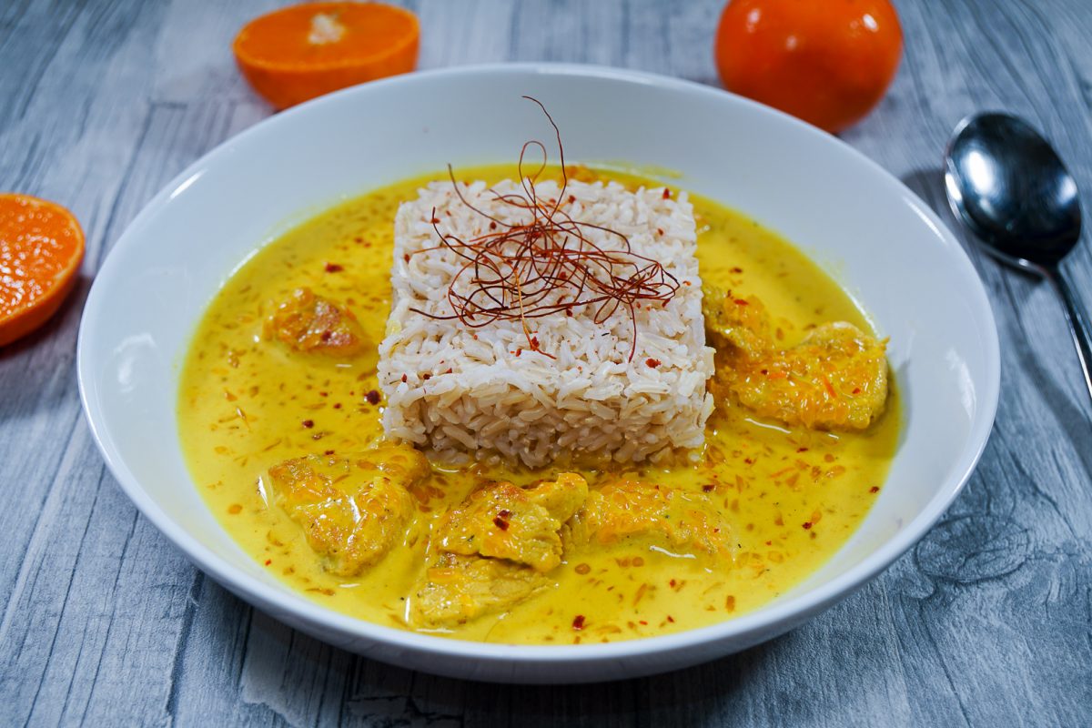 Mandarinen Puten Curry - Natürlich Lecker
